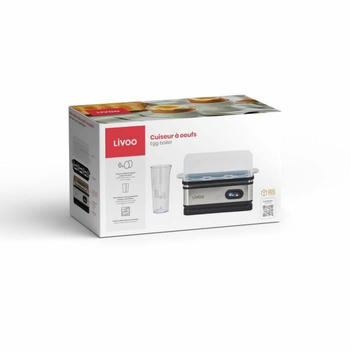 Egg boiler Livoo DOC290 Steel 400 W