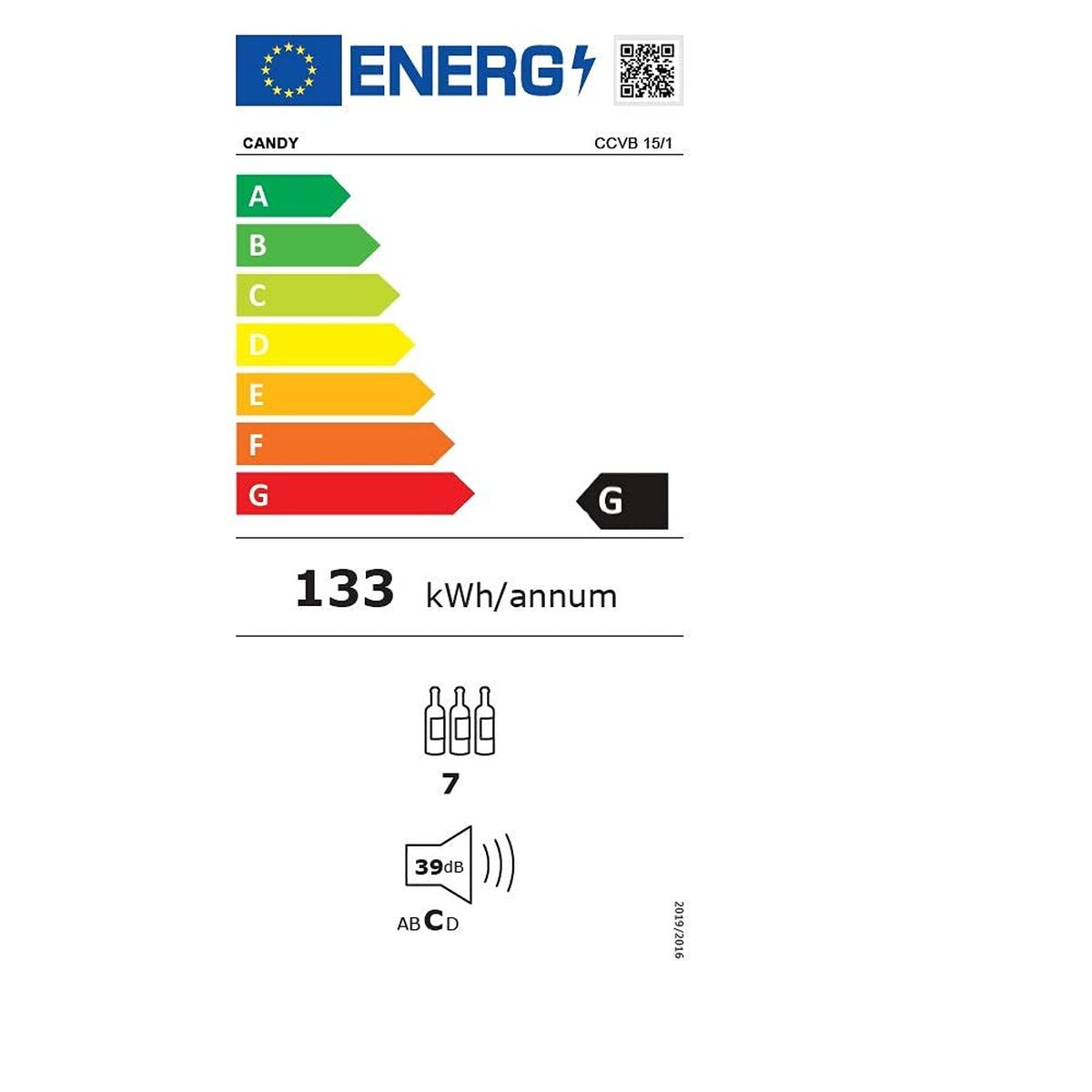 Vinoteca Candy CCVB 15/1 Black