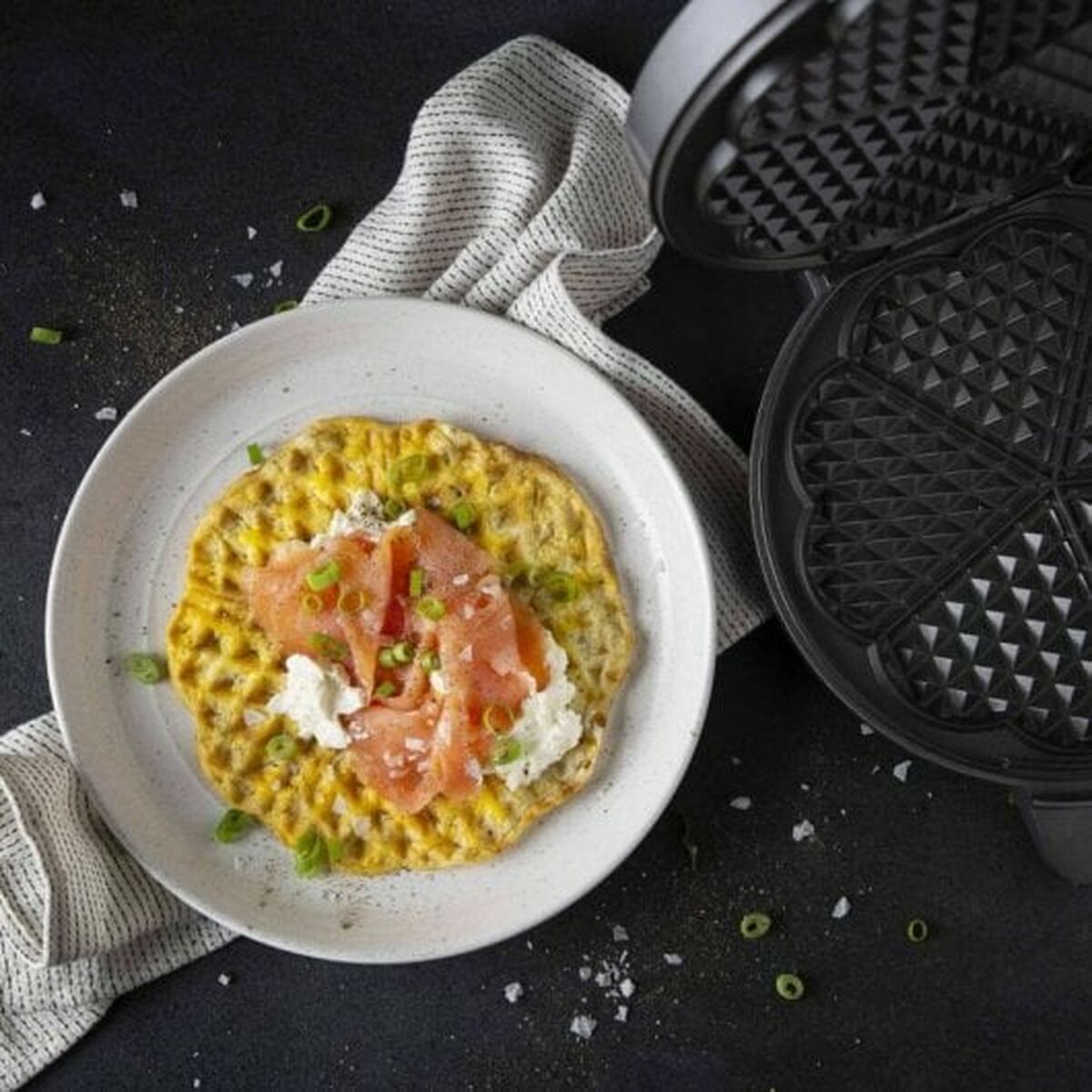 Waffle Maker Princess 01.132380.01.001 1200 W Black Silver Steel